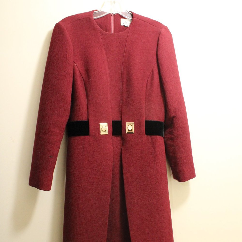 Classic Burgundy Party Dress